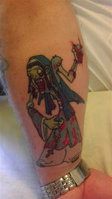 Zombie Mary tattoo.