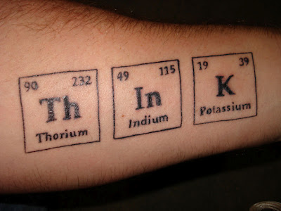 Thorimum, Indium, Postassium: ThInK tattoo