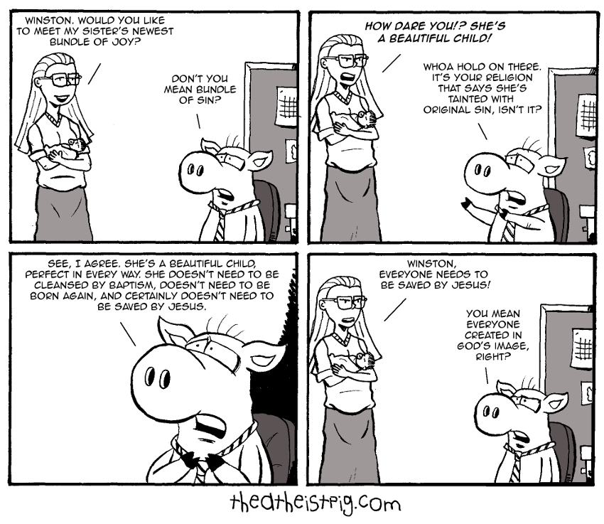 The Atheist Pig and the Bundle of Sin